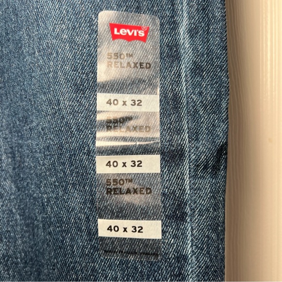 Big & Tall Levi's 550 Relaxed Fit Jeans-Size 40x32 - Picture 5 of 8
